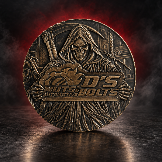 Grim Reaper Collector’s Coin – Built by America | Customizable Limited Edition